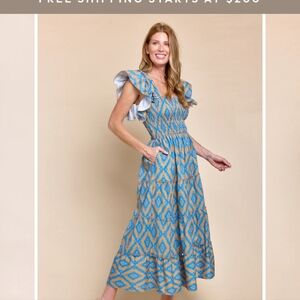 Sofia Bernice Tiered Maxi Dress